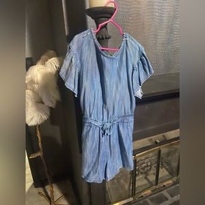 cat and jack denim romper